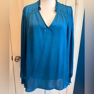 Jigsaw Teal Blouse